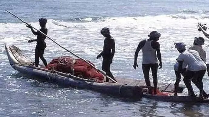 PTI : Indian fishermen arrested by Sri Lanka authorities.(Representational image) |